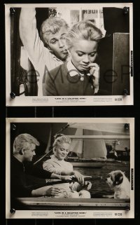 4a497 LOVE IN A GOLDFISH BOWL 7 8x10 stills 1961 great images of Tommy Sands & Jan Sterling!