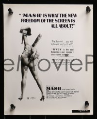 4a640 MASH 5 8x10 stills 1970 Robert Altman, all with great different poster art and images!