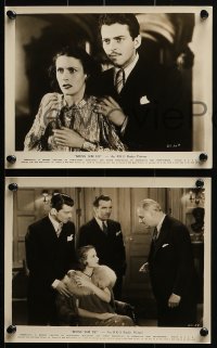 4a853 MUSS 'EM UP 3 8x10 stills 1936 great images of Preston Foster & pretty Margaret Callahan!