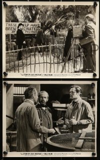 4a322 STORY OF LOUIS PASTEUR 10 8x10 stills 1936 great images of inventor Paul Muni!