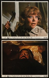 4a105 VAULT OF HORROR 8 8x10 mini LCs 1973 Dawn Addams, Tom Baker, Tales from Crypt sequel!