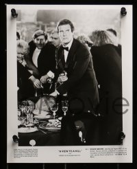 4a263 VIEW TO A KILL 12 8x10 stills 1985 Roger Moore as James Bond, Christopher Walken, Grace Jones