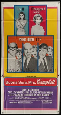 4b572 BUONA SERA MRS CAMPBELL 3sh 1969 Gina Lollobrigida, Peter Lawford, Phil Silvers, Telly Savalas