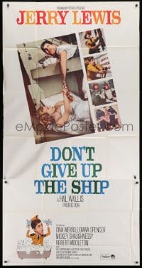 4b622 DON'T GIVE UP THE SHIP 3sh R1963 wacky different images of Jerry Lewis & Dina Merrill!