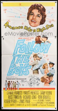 4b641 FOLLOW THE BOYS 3sh 1963 Connie Francis sings and the whole Navy fleet swings!