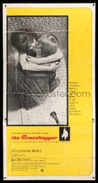 4b670 GRASSHOPPER int'l 3sh 1970 romantic image of Jacqueline Bisset making love in the shower!