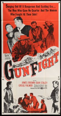 4b675 GUN FIGHT 3sh 1961 the men who gave no quarter & the women who fought at their side!