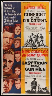 4b676 GUNFIGHT AT THE OK CORRAL/LAST TRAIN FROM GUN HILL 3sh 1963 double-barreled excitement!