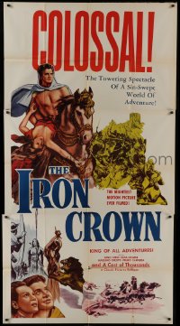 4b709 IRON CROWN 3sh R1952 forgotten Italian fantasy epic, w/elements of all previous ones combined!