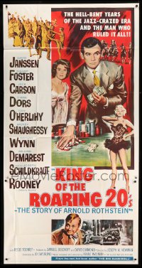 4b723 KING OF THE ROARING 20'S 3sh 1961 poker, gambling & sexy Diana Dors in the hell-bent jazz era!