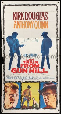 4b734 LAST TRAIN FROM GUN HILL 3sh R1964 Kirk Douglas, Anthony Quinn, directed by John Sturges!