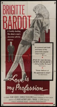 4b756 LOVE IS MY PROFESSION 3sh 1959 Georges Simenon's En Cas de Malheur, sexy Brigitte Bardot!