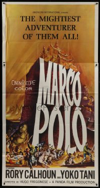 4b776 MARCO POLO 3sh 1962 Rory Calhoun as the mightiest adventurer of them all, cool art!