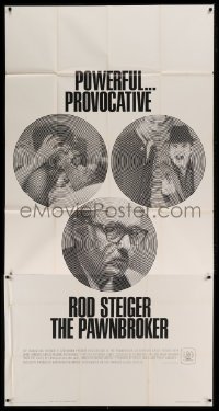 4b819 PAWNBROKER 3sh 1965 concentration camp survivor Rod Steiger, directed by Sidney Lumet!