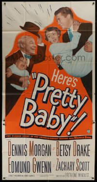 4b830 PRETTY BABY 3sh 1950 Dennis Morgan, Betsy Drake, the tot who put honeymooners on the spot!