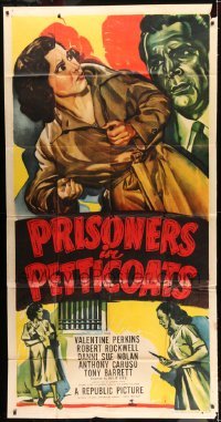 4b833 PRISONERS IN PETTICOATS 3sh 1950 Valentine Perkins, different artwork of women in prison!