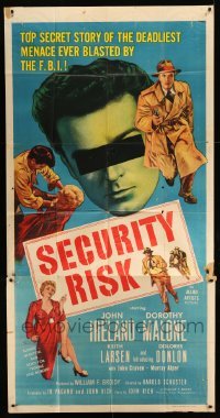 4b877 SECURITY RISK 3sh 1954 the terror-ridden story of how the FBI gambled on a hunch!
