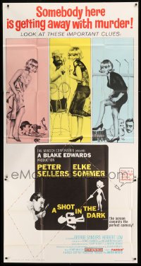 4b886 SHOT IN THE DARK 3sh 1964 Blake Edwards, Peter Sellers, sexy Elke Sommer, Pink Panther!