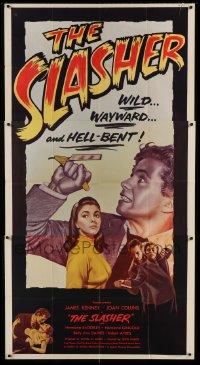 4b892 SLASHER 3sh 1953 sexy wayard youth Joan Collins seeking sensations at any cost!
