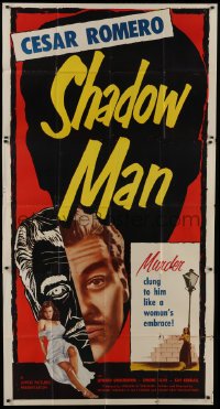 4b921 STREET OF SHADOWS 3sh 1953 art of Shadow Man Cesar Romero + sexy bad girl Simone Silva!