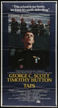 4b929 TAPS 3sh 1981 Harold Becker, George C. Scott, Timothy Hutton, Sean Penn, Tom Cruise!