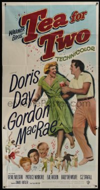 4b933 TEA FOR TWO 3sh 1950 Doris Day & MacRae hitch their lovin' to a song & take everyone along!