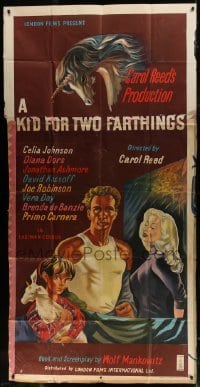 4b504 KID FOR TWO FARTHINGS English 3sh 1955 art of sexy Diana Dors, directed by Carol Reed!