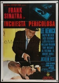 4b243 DETECTIVE Italian 1p 1968 Frank Sinatra as gritty New York City cop, different Nistri art!