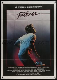 4b269 FOOTLOOSE Italian 1p 1984 teenage dancer Kevin Bacon has the music on his side!