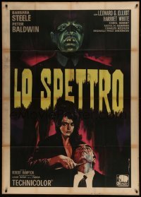 4b278 GHOST Italian 1p R1970 completely different horror art by Enrico De Seta!