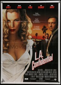 4b323 L.A. CONFIDENTIAL Italian 1p 1997 Kevin Spacey, Russell Crowe, Danny DeVito, Kim Basinger