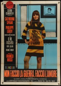 4b353 MAKE LOVE NOT WAR Italian 1p 1966 full-length sexy Catherine Spaak, directed by Franco Rossi!