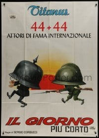 4b427 SHORTEST DAY Italian 1p 1965 Sergio Corbucci's Il Giorno Piu Corto, wacky Longest Day parody!