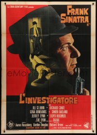 4b465 TONY ROME Italian 1p 1967 detective Frank Sinatra w/gun & sexy near-naked girl on bed!
