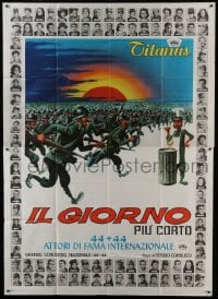 4b122 SHORTEST DAY Italian 2p 1965 Sergio Corbucci's Il Giorno Piu Corto, wacky Longest Day parody!