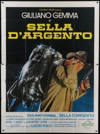 4b135 THEY DIED WITH THEIR BOOTS ON Italian 2p 1978 Lucio Fulci, Giuliano Gemma with saddle!