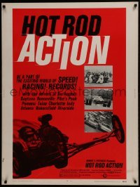 4c375 HOT ROD ACTION 30x40 1969 the exciting world of speed, drag racing & records!