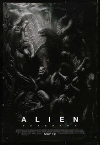 4c428 ALIEN COVENANT style D advance DS 1sh 2017 Ridley Scott, Fassbender, incredible sci-fi image!