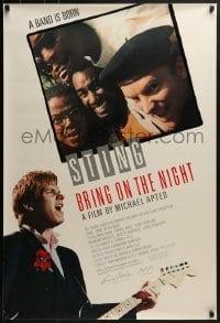 4c512 BRING ON THE NIGHT 1sh 1985 Sting with guitar, directed by Michael Apted!
