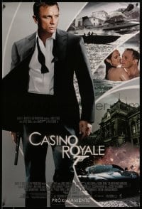 4c519 CASINO ROYALE int'l Spanish language advance DS 1sh 2006 Daniel Craig as James Bond 007!