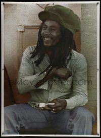 4c074 BOB MARLEY 40x55 commercial poster 1998 mosaic of the Jamaican reggae legend!