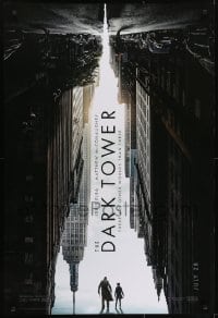 4c542 DARK TOWER teaser DS 1sh 2017 Elba, McConaughey, there are other worlds than these, cityscape!