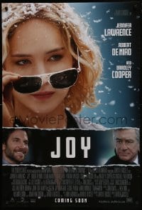 4c685 JOY style C int'l advance DS 1sh 2015 Robert De Niro, Jennifer Lawrence in the title role!