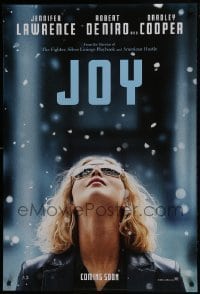 4c684 JOY style A int'l teaser DS 1sh 2015 Robert De Niro, Jennifer Lawrence in the title role!