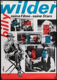 4c016 BILLY WILDER SEINE FILME SEINE STARS 37x50 Swiss film festival poster 1994 Monroe & more!
