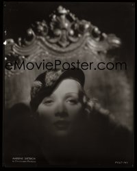 4d164 MARLENE DIETRICH 8x10 negative 1932 iconic Paramount portrait with a Von Sternberg look!