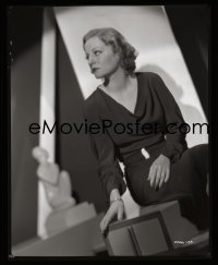 4d185 TALLULAH BANKHEAD 8x10 negative 1932 art deco portrait of the Paramount leading lady!