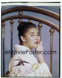 4d014 GIRL NAMED TAMIKO 8x10 transparency 1962 great portrait of France Nuyen in the title role!