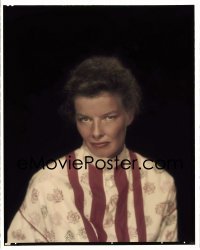 4d214 RAINMAKER 8x10 transparency 1956 great head & shoulders portrait of Katharine Hepburn!