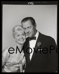 4d275 MIDNIGHT LACE group of 8 4x5 negatives 1960 Doris Day, Harrison, Loy, McDowall, candids!